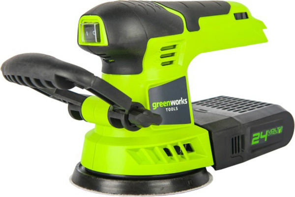 Машина шлифовальная аккумуляторная Greenworks G24ROS, 24V, без АКБ и ЗУ