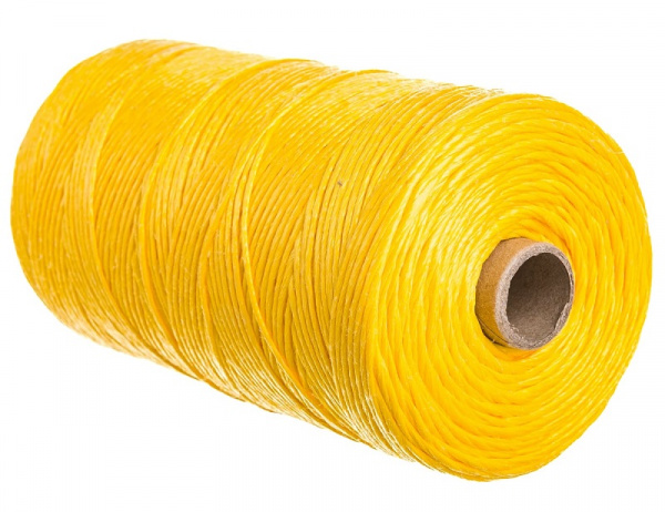Шпагат полипропиленовый STAYER d 1.5 мм, 500 м, 800 текс, 32 кгс, желтый (50077-500)