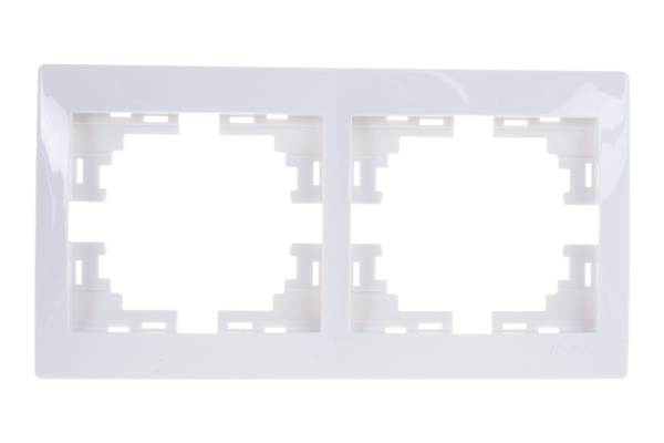 Рамка Белый 2П Mira Lezard