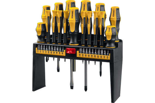 Набор отверток с насадками STAYER Hercules-Pro-37, 37 предметов (25312-H37)