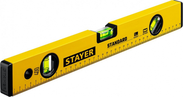 Уровень с линейкой STAYER STANDARD 400 мм (3460-040)