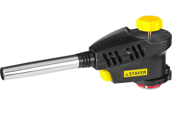 Газовая горелка на баллон PG 300 с пьезоподжигом и регулировкой "ProTerm" Stayer