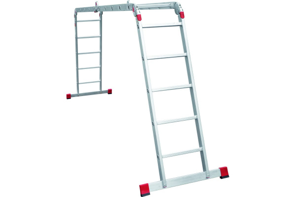 Лестница алюминиевая трансформер  (4х5), (1,45/2,7/5,46)