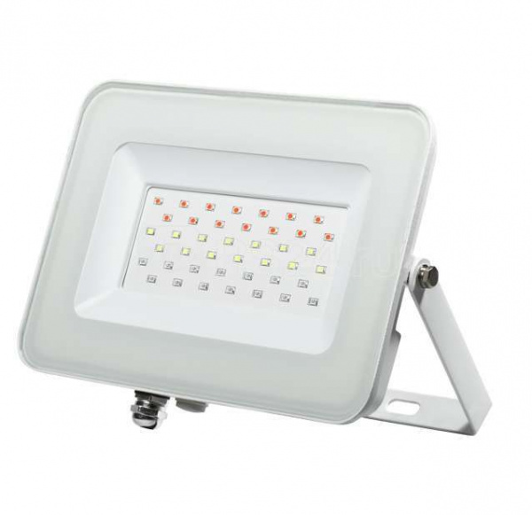 Прожектор светодиодный Jazzway PFL RGB 30w WH IP65 (5012103)