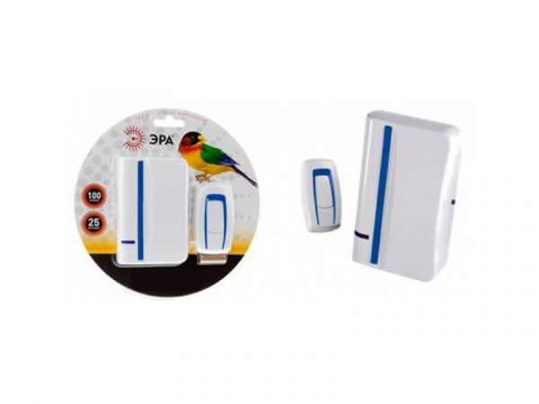 Звонок ЭРА С92 беспроводной 25мелодий 100м
