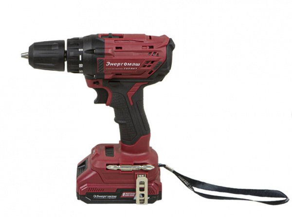 Дрель-шуруповерт аккумуляторная 18.0В/2.0Ач/30Нм ДШ1-18Л Энергомаш Гарант