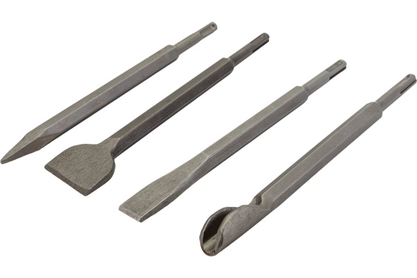 Набор зубил STAYER  Gorilla Force, 4 шт, 250 мм, SDS-Plus (29359-H4)