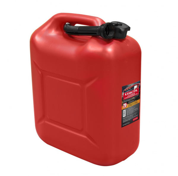 Канистра для ГСМ пластиковая 20л (с крышкой и лейкой) Rezoil