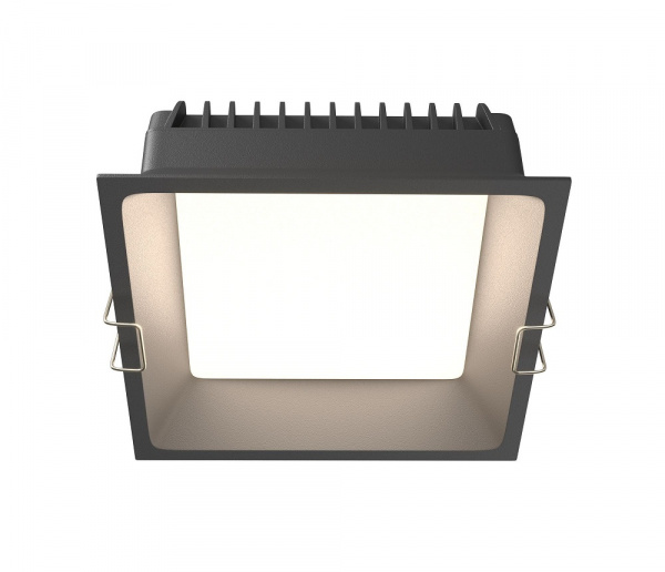 Встраиваемый светильник Maytoni Technical Okno 3000-4000-6000K 18W 100° IP 44 Черный DL056-18W3-4-6K