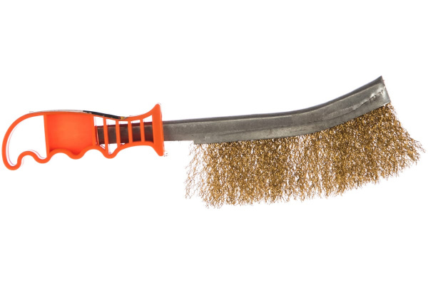 Щетка металлическая с пластмассовой ручкой// Sparta