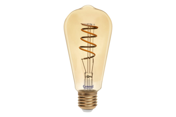 Лампа светодиодная General Filament ST64 7Вт E27 2700K Золото
