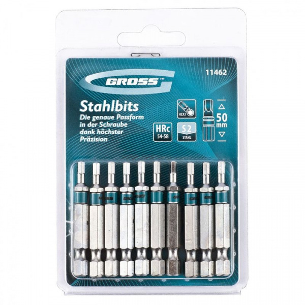 Бита HEX3 50мм Gross