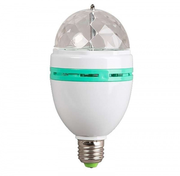 Лампа светодиодная Диско Е27 на подставке 3LED, 8х8х20см, 6Вт NEON NIGHT