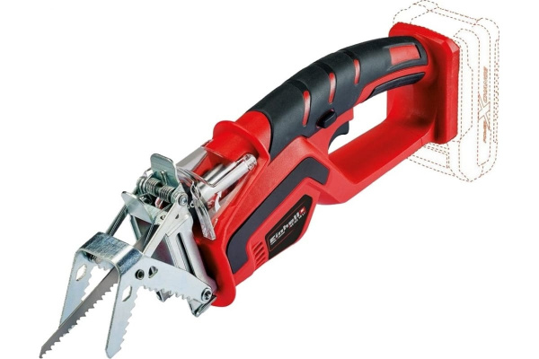 Пила аккумуляторная для веток Einhell PXC GE-GS 18, 18В, Quick замена оснастки, пропил до 90 мм, без АКК