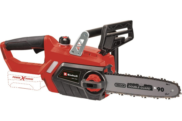 Пила цепная аккумуляторная Einhell PXC GE-LC 18/25 Li, 18В, шина Oregon 25см, замена цепи без ключа, без АКК и ЗУ