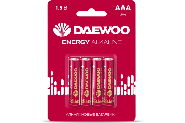 Элемент питания LR03 (AAA) Daewoo Energy Alkaline