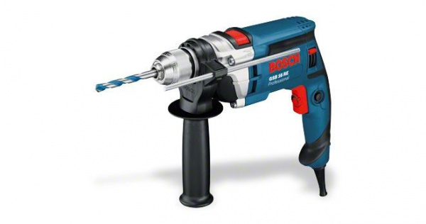 Дрель ударная 750Вт; 47600уд/мин; 2800об/мин в кейсе Bosch GSB 16RE БЗП 060114E500