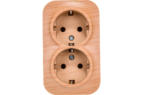 Розетка IONICH 2-ая с/з, 16А, еврослот, СОСНА 1439