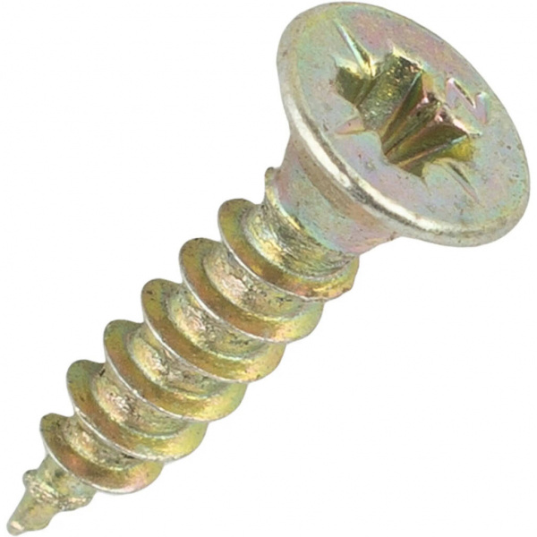 Шуруп универсальный, 3,5х20 желтый цинк