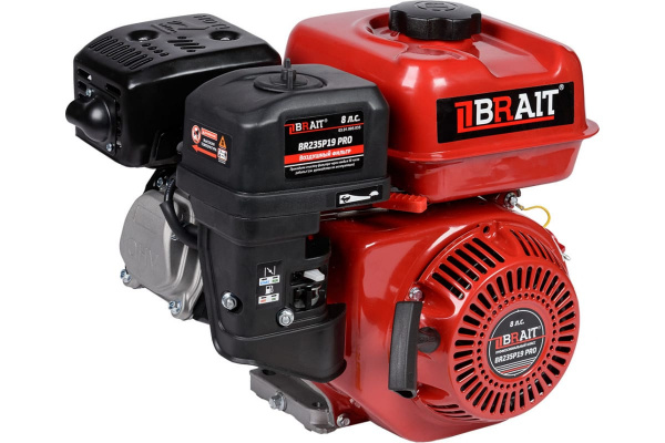 Двигатель BRAIT  8,0л.с. BR235P(19) PRO (170F, вых.вал S-type, 19х61,6мм) 18кг