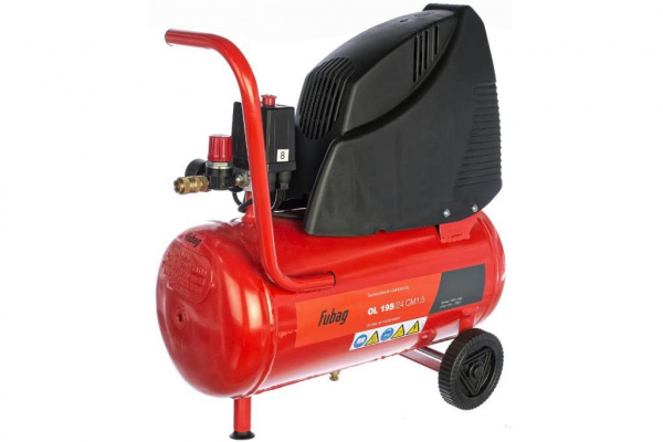 Компрессор FUBAG OL 195/24 CM1.5 (180 л/мин_24л_8бар_1.1кВт)