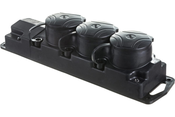 Колодка каучуковая 3П с/з с заглушками