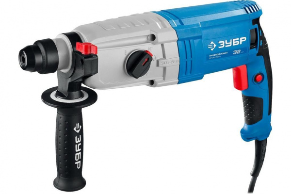 Перфоратор ЗУБР 1100 Вт, 32 мм,  SDS Plus, серия Профессионал