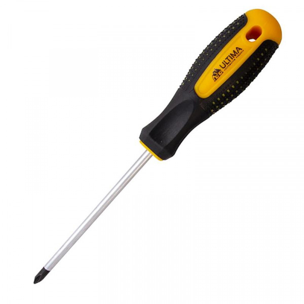 Отвертка Ultima, Ph2 х150 мм, 2-х комп рукоятка"anti slip" (кор 12)