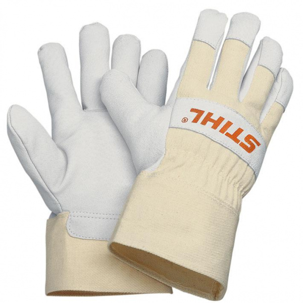 Перчатки рабочие (св. кожа/хлопок (брезент) на подкладке) Stihl