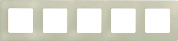 Рамка Бежевый 5П Etika Legrand