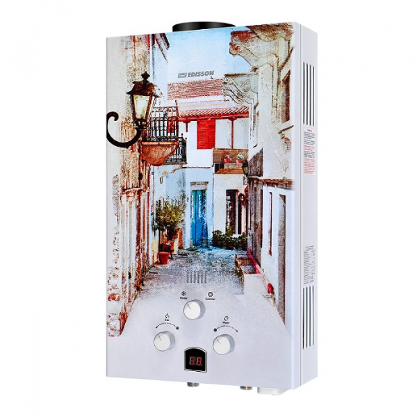 Газовый проточный водонагреватель EDISSON E 20 GD (Лиссабон)