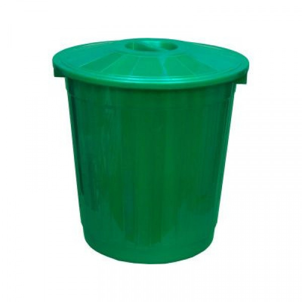 Бак с крышкой МБ-50 зеленый ИРПЛАСТ