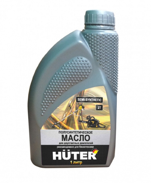 Масло моторное полусинтетическое 2Т 1л Huter
