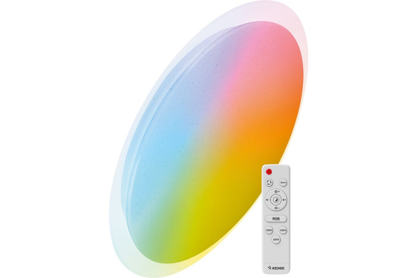 Светильник светодиодный Космос PREMIUM GALAXY-RGB 75Вт 230В 3000-6500K 6000Лм 555x83мм