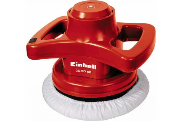 Машина полировальная Einhell CC-PO 90 90Вт, 3700об/мин, 2 насадки в компл