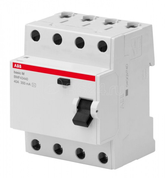 Устройство защитного отключения УЗО 3Р+N 40А 30mA С BMF41440 ABB