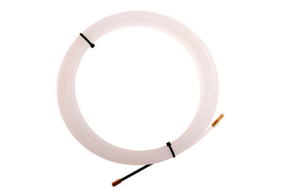 Протяжка кабельная (мини УЗК в бухте), нейлон, d=3мм,10м, латунный наконечник, заглушка REXANT