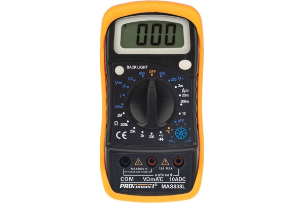 Портативный мультиметр MAS838L (DT858L) PROconnect