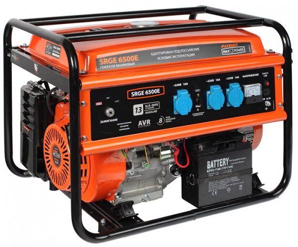 Генератор бензиновый PATRIOT Max Power SRGE 6500E