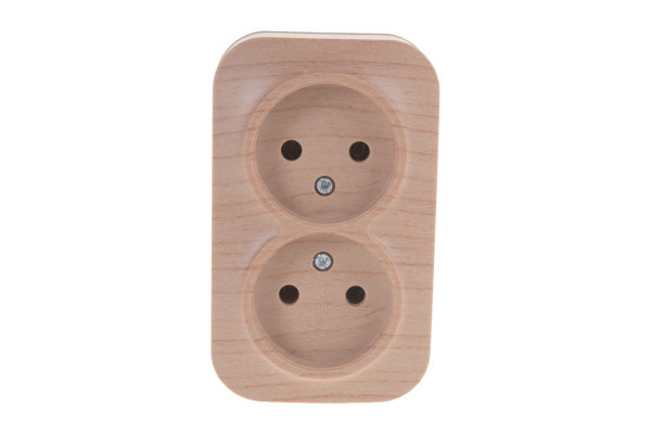 Розетка IONICH 2-ая б/з, 16А еврослот, СОСНА 1438