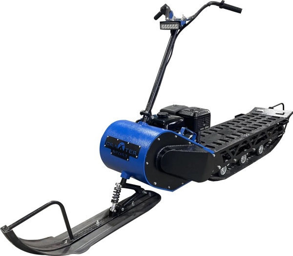 Мотоснегокат DraXter Extrime C-380 Long (Lifan 20 л.с. 11А с ручной стартер, с подогревом ручек, с козырьком)