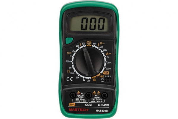 Мультиметр портативный MAS830B MASTECH