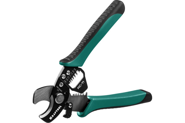 Кабельные ножницы KRAFTOOL RC-11 2в1, (22696-2)