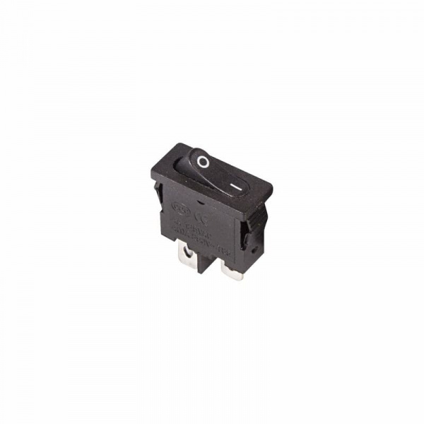 Выключатель клавишный черный Mini 250V 6А (2с) ON-OFF RWB-103, SC-766, MRS-101-5 Rexant