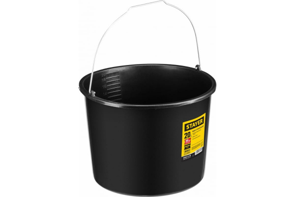 Ведро строительное пластмассовое STAYER 20л, высокопрочное