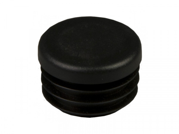 Заглушка для труб круглая, ЧЕРНАЯ 20мм (200шт)