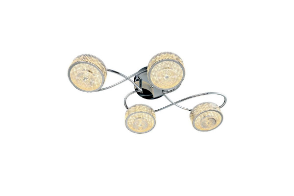 Люстра Геометрия 1-1697-4-CR Y LED