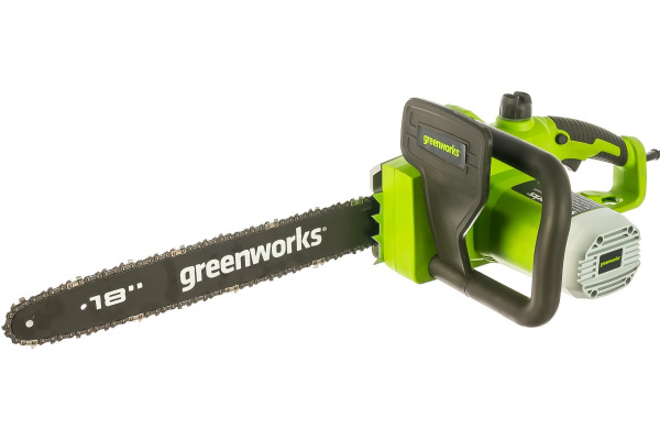 Пила цепная электрическая Greenworks GCS2046, 2000 Вт, 46 см	