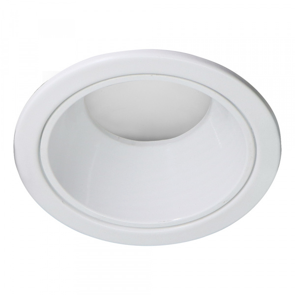 Светильник встраиваемый Feron MR16 GU5.3 круг белый, металл пластик 35х92 DL3102