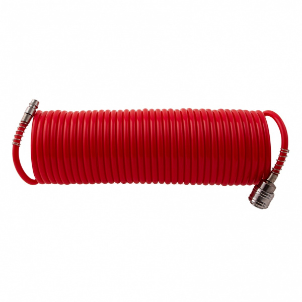 Шланг спиральный воздушный, 15 м, с быстросъемными соединениями// Matrix